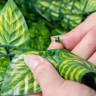 Artificial foliage wall panel for vertical garden