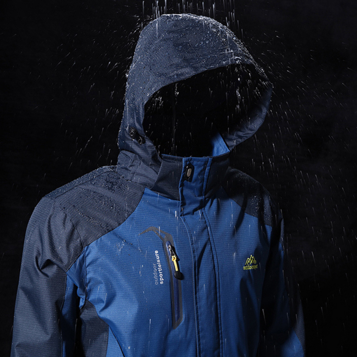 Winddichte und wasserdichte Thermojacke