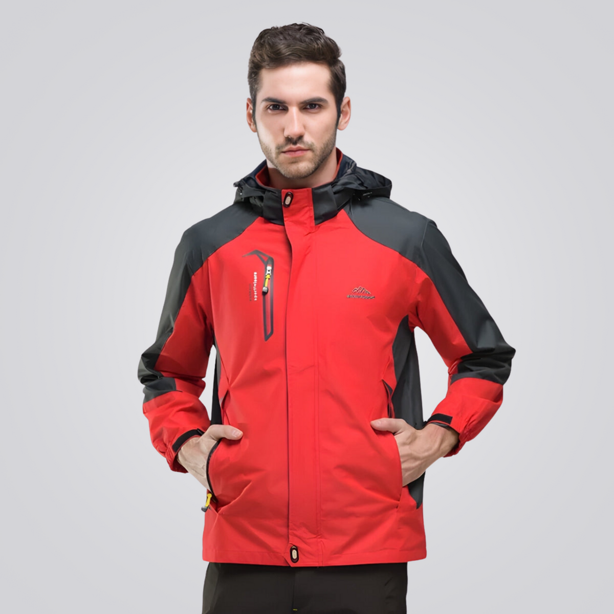 Winddichte und wasserdichte Thermojacke