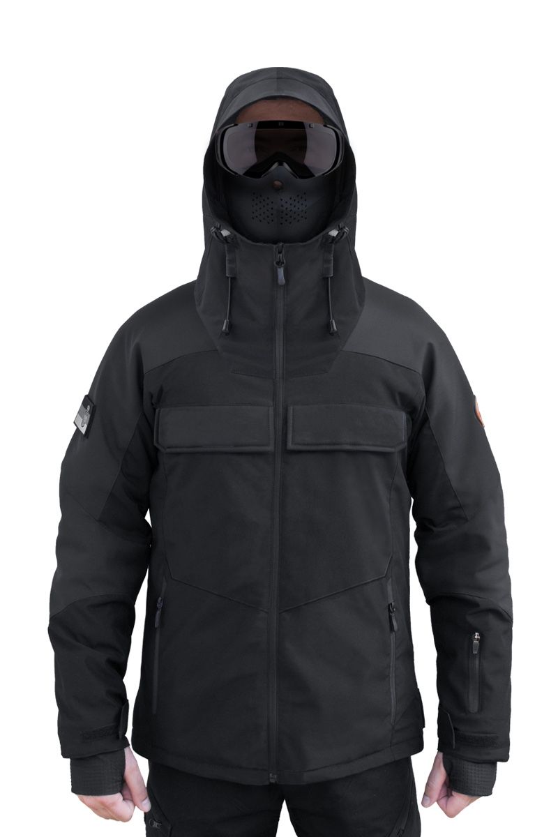 Wasserdichte Alpinjacke Gen 2 – Schwarz