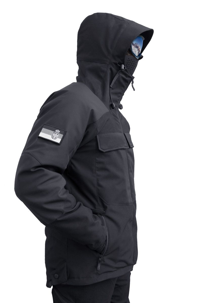 Wasserdichte Alpinjacke Gen 2 – Schwarz