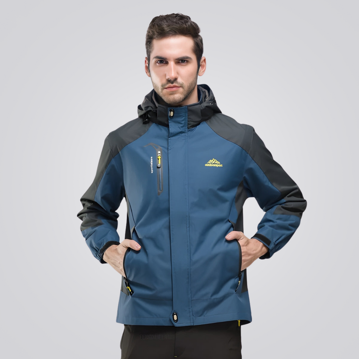 Winddichte und wasserdichte Thermojacke