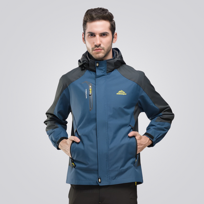 Winddichte und wasserdichte Thermojacke