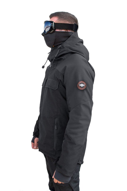 Wasserdichte Alpinjacke Gen 2 – Schwarz