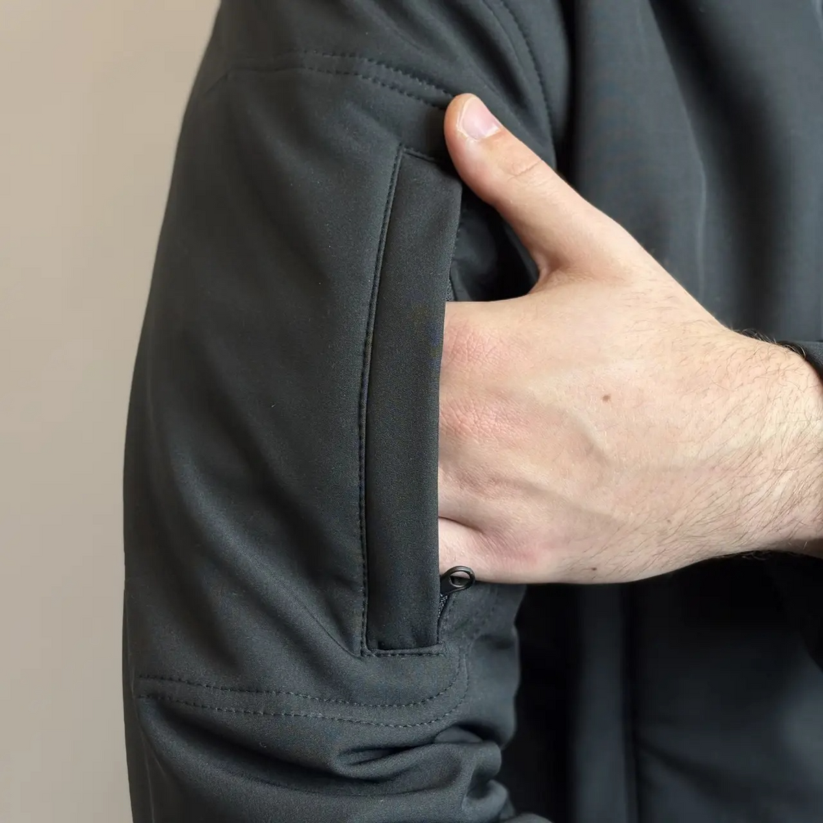 Black tactical jacket