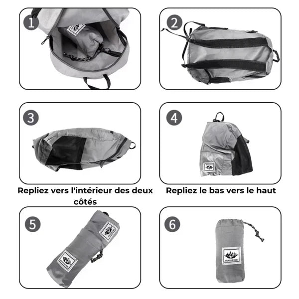 Sac à dos pliable ultraléger 20L – Ultra-Light – Havresacs