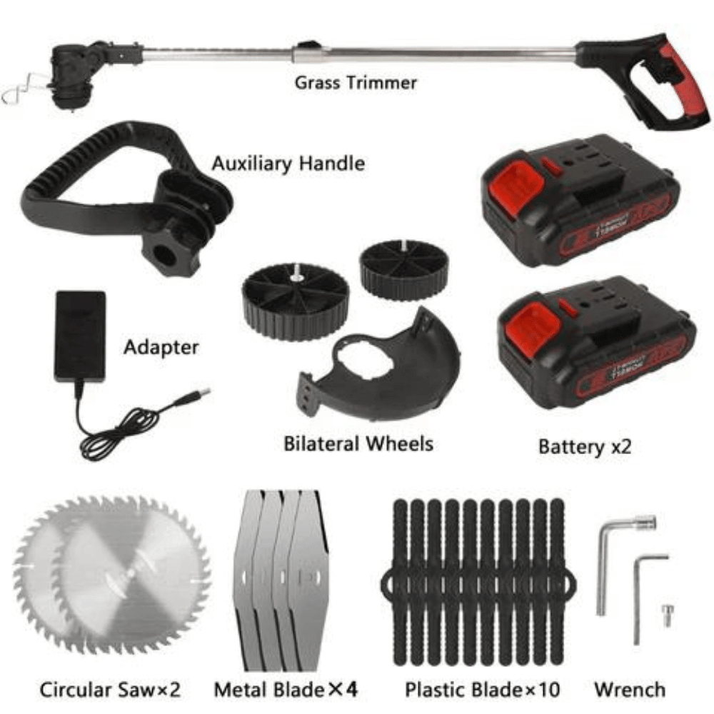 3-in-1 Cordless Grass Trimmer