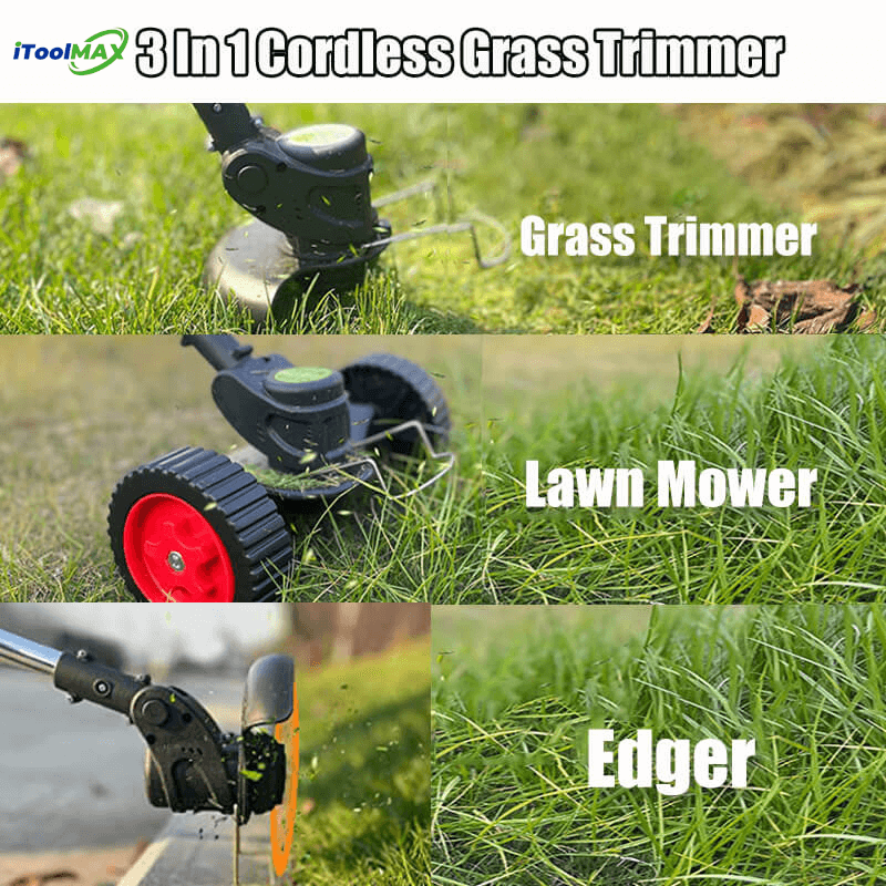 3-in-1 Cordless Grass Trimmer