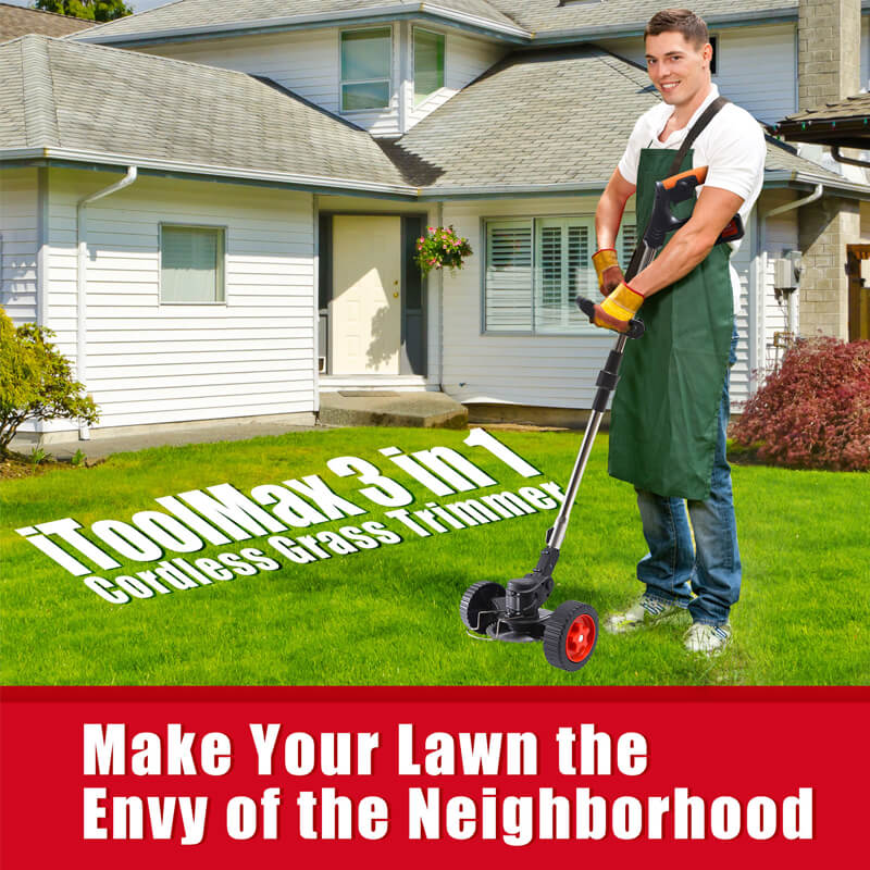 3-in-1 Cordless Grass Trimmer