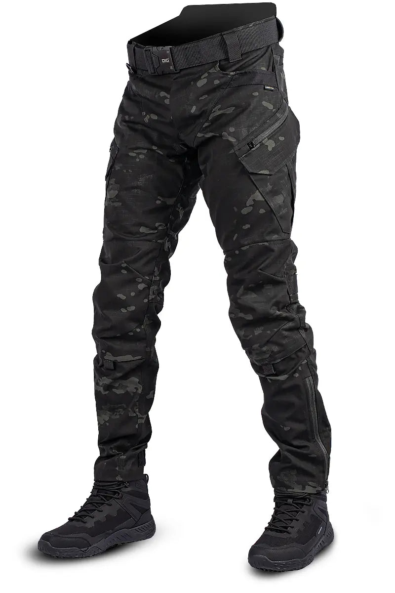 Kinetic Multicam Tactical Pants – Black