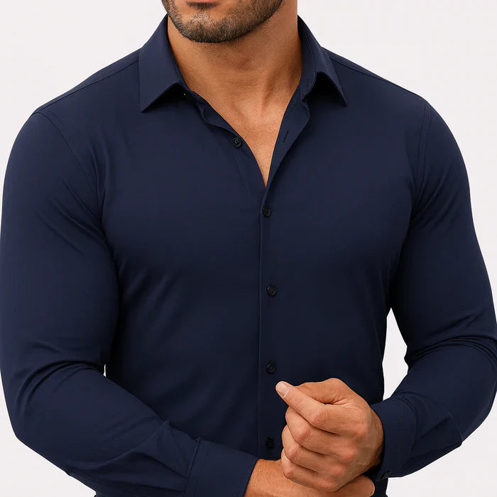 La chemise habillée extensible