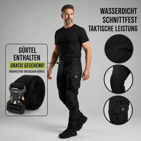 Taktische Militärhose – Strapazierfähig und wasserdicht + Gratisgürtel