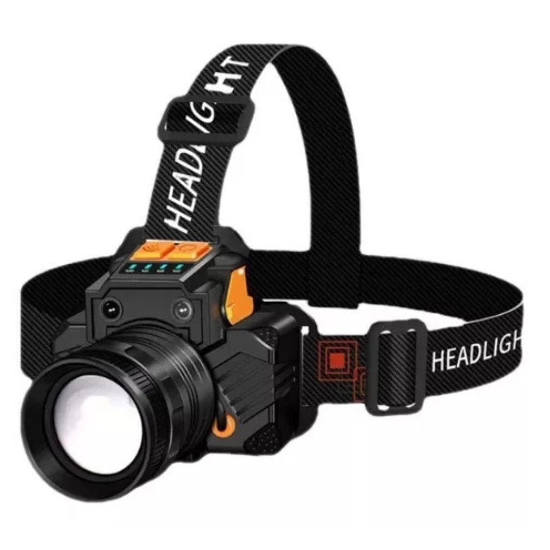 Super Powerful Zoom Headlamp - USB Rechargeable - Buy 1 Get 2 Free