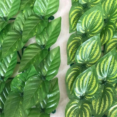 Artificial foliage wall panel for vertical garden