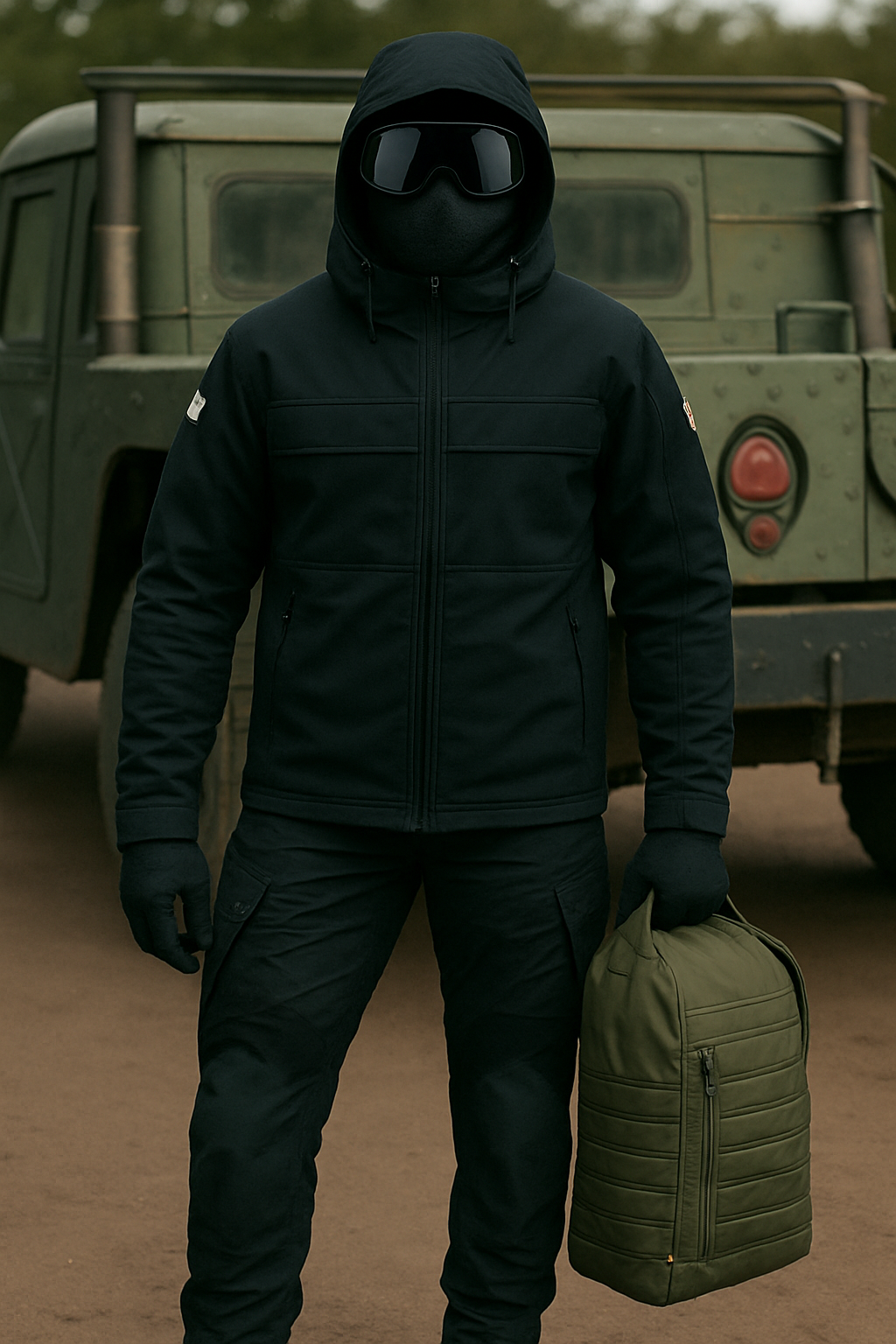 Wasserdichte Alpinjacke Gen 2 – Schwarz