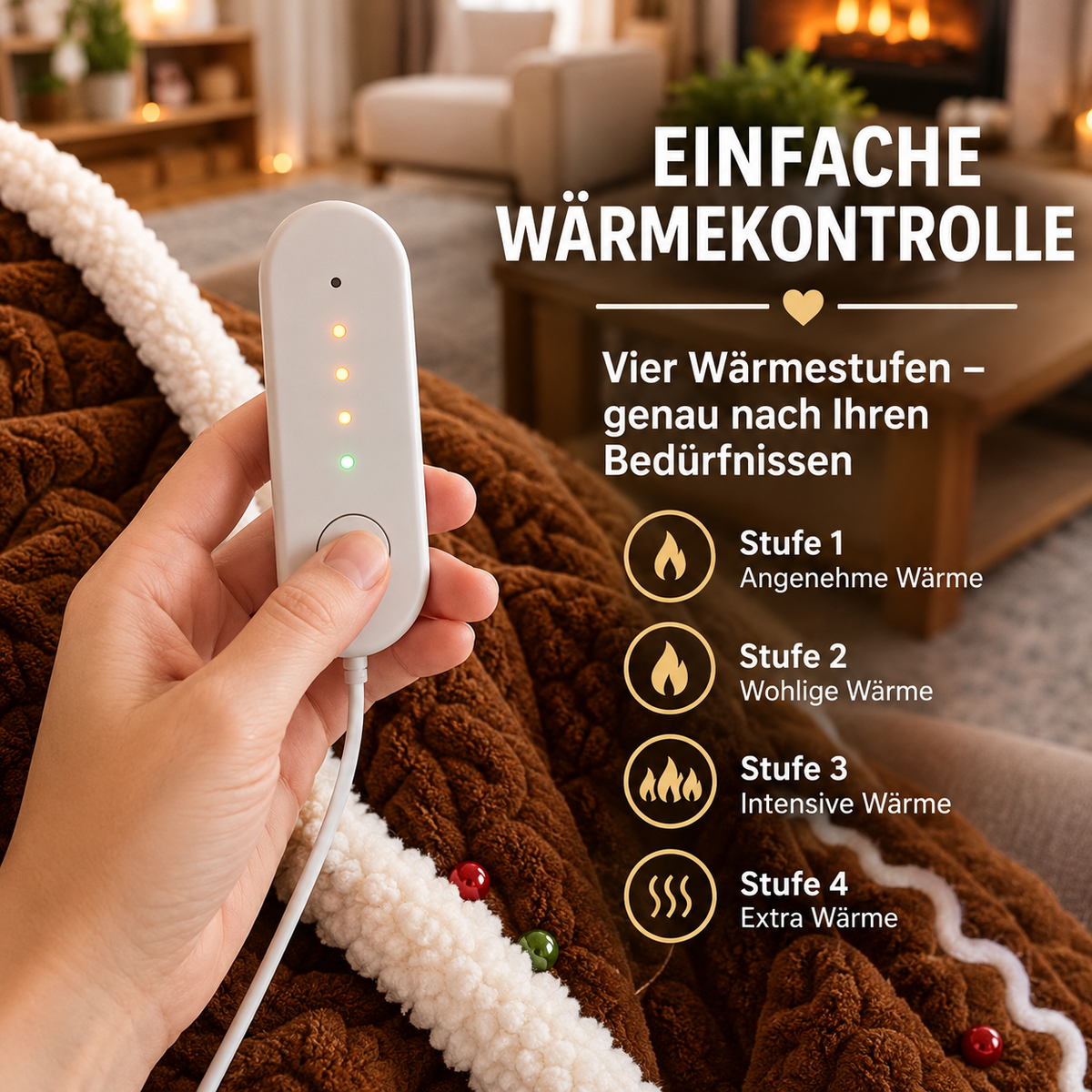 Lebkuchen-Kuschelmantel
