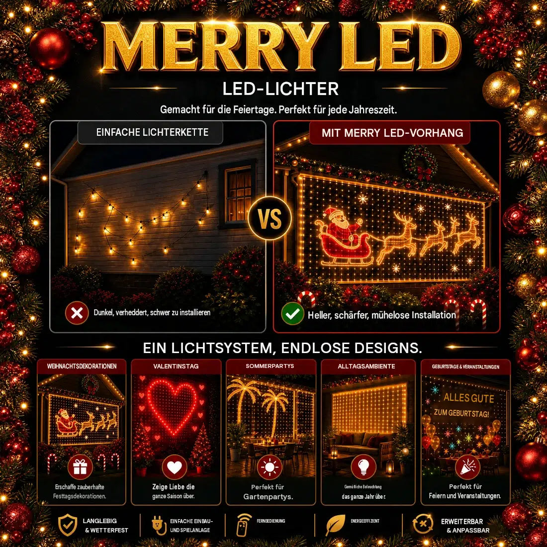 Pixelume™ Pixel Glow Curtain