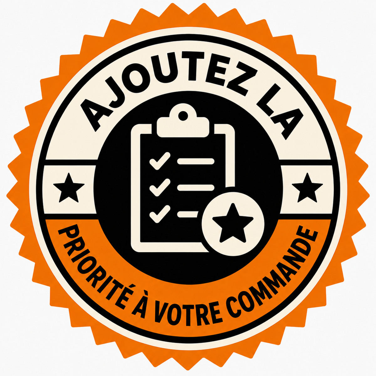 Ajoutez la priorité à votre commande