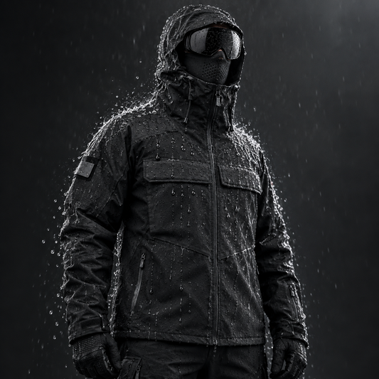 Wasserdichte Alpinjacke Gen 2 – Schwarz