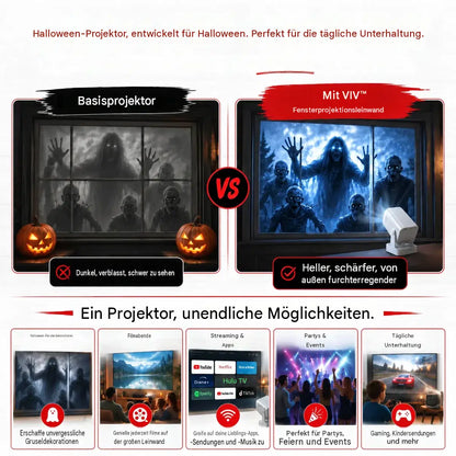 Halloween-Fensterprojektor 🎃 – Gratis Versand